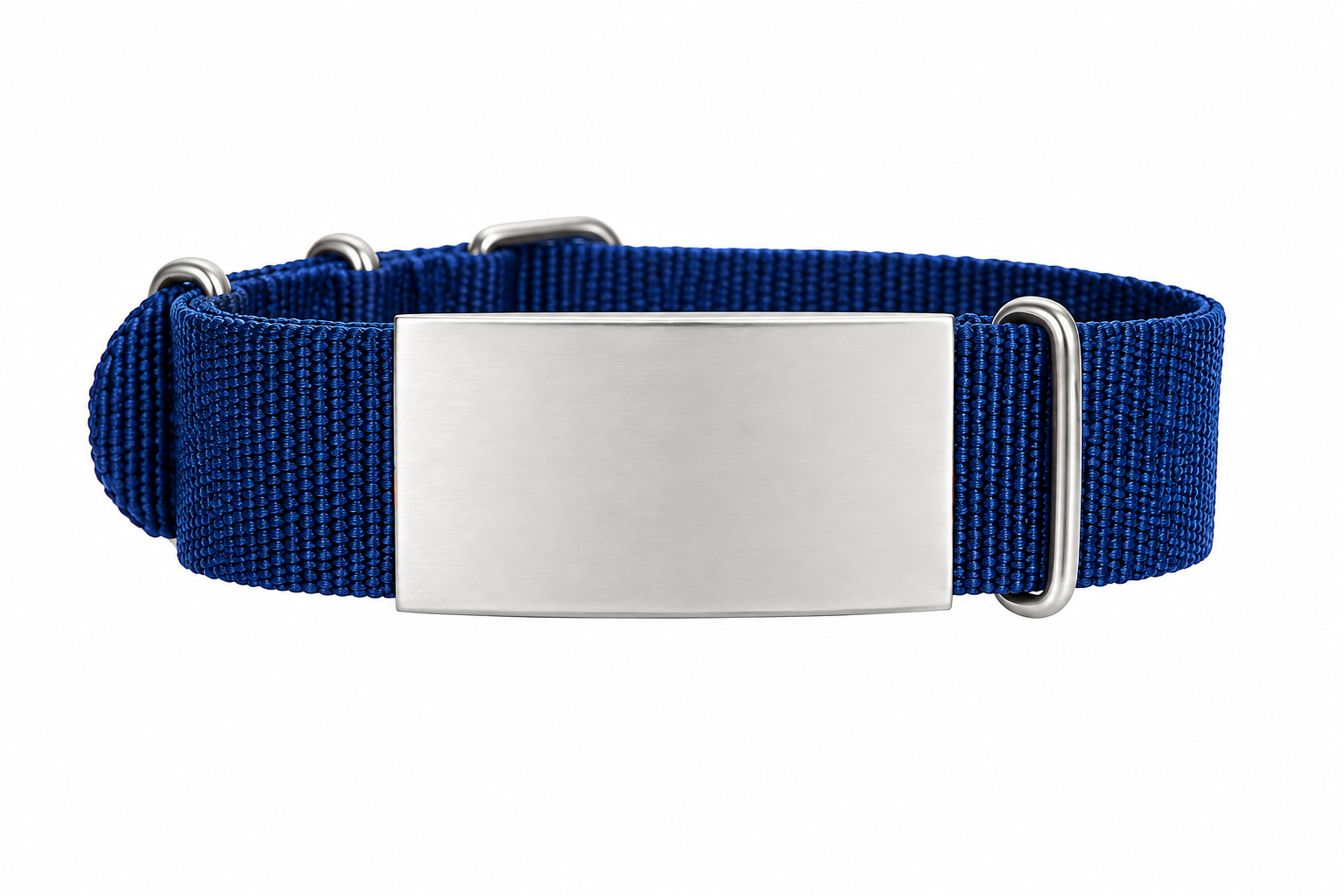 Emergency ID 245 Mm Blue Military Style Nylon Watch Strap Width – 18mm